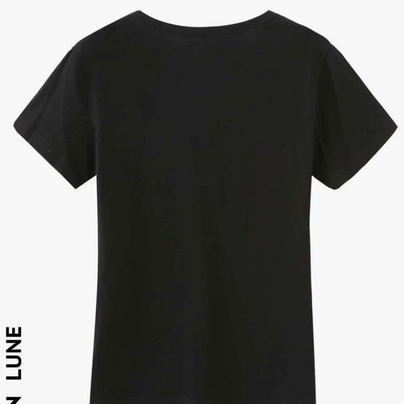 Planet Print Crew Neck Tee - Picture 2 of 3